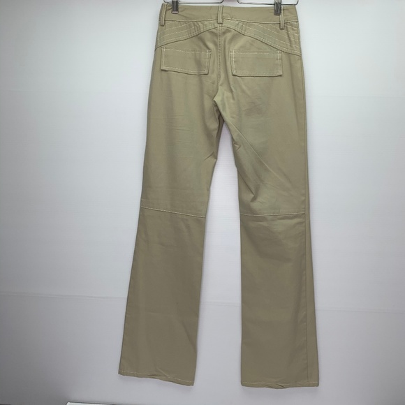 Alice + Oliva Size 2 Pants Khaki Stitch Detail - Picture 8 of 8